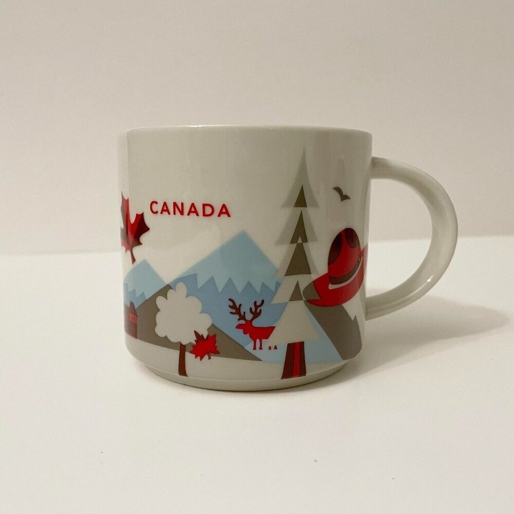 2015 Starbucks You Are Here Canada Mug 14 Oz Cup